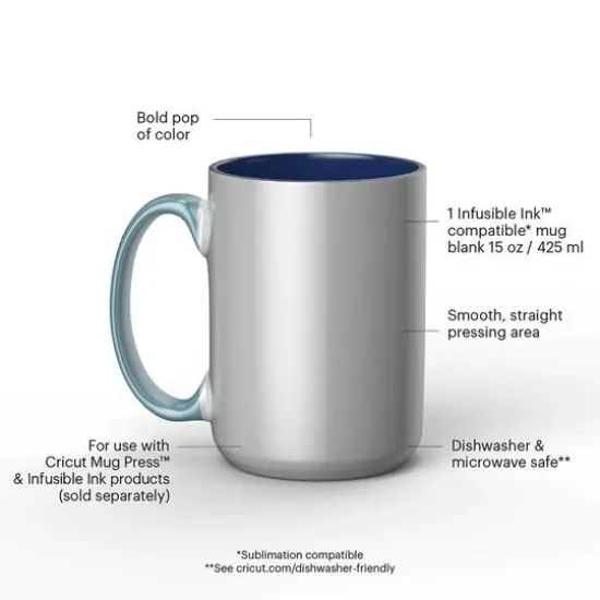 Cricut Mug Press&trade; Pop Beveled Bundle​ {4}