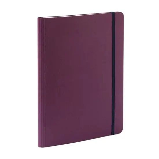 Fabriano® EcoQua Plus A5 Lined Hidden Spiral-Bound Notebook Wine {5}