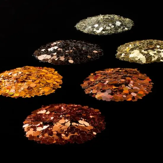 Chunky Polyester Glitter Mix by Recollections&trade; Warm {4}