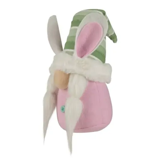 13" Pink and Green Girl Easter Bunny Gnome {5}