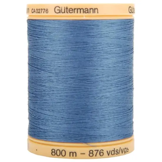 Gütermann Natural Cotton Thread Solids, 876yd. Indigo Blue {1}