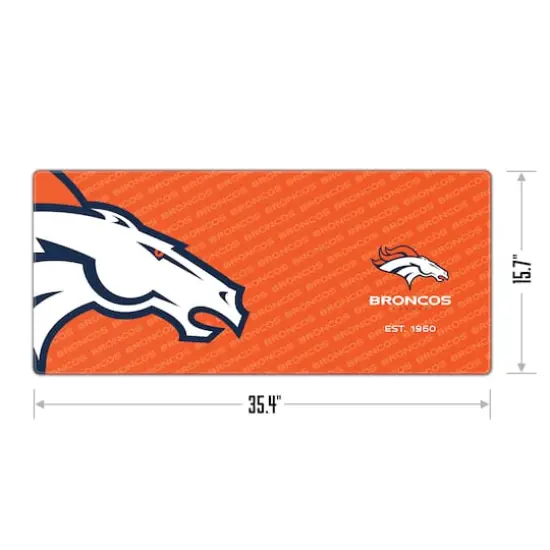 Logo Series Desk Pad Denver Broncos {4}