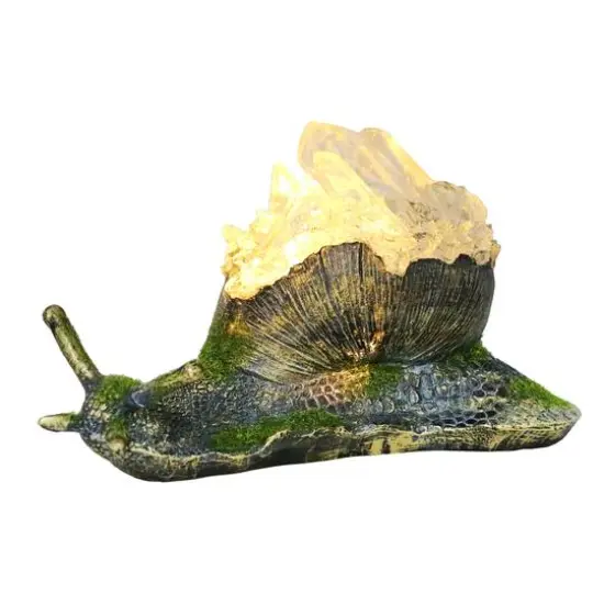 6.5" LED Snail & Crystal Tabletop D&eacute;cor by Ashland&reg; {3}