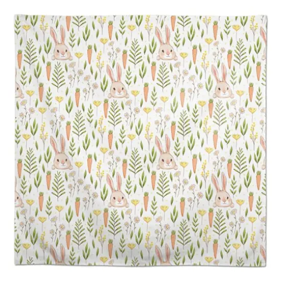 Bunny And Carrot Pattern 1 58" x 58" Tablecloth {1}