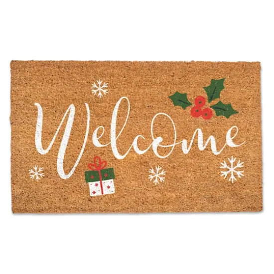 Welcome Christmas 30" x 18" Door Mat {1}