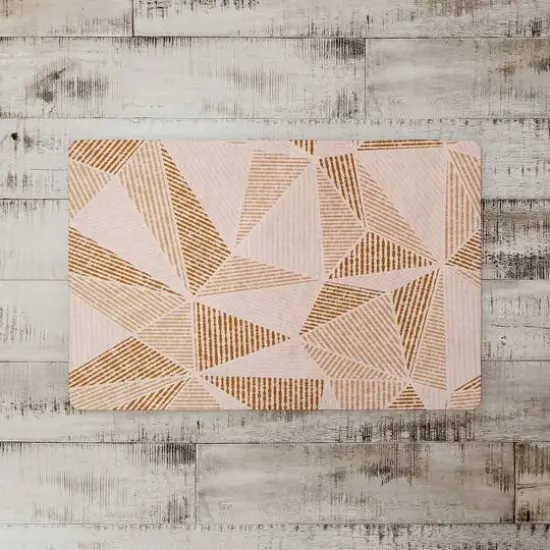 Triangle Speckle 27" x 18" Floor Mat {3}