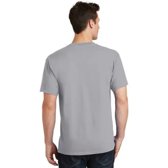 Port & Company&reg; Core Cotton T-Shirt Silver {6}