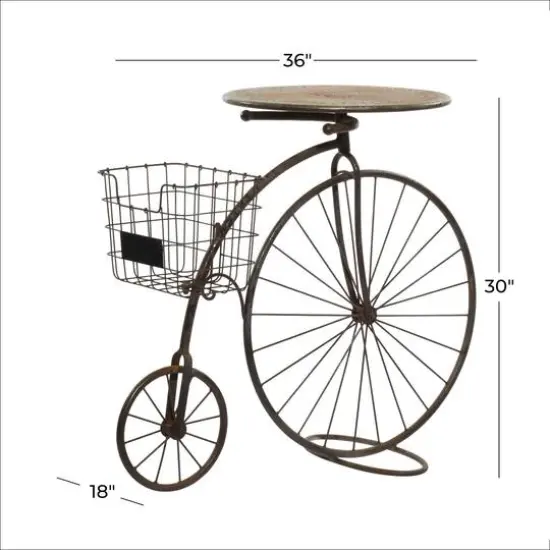 Brown Metal Farmhouse Plantstands, 30" x 36" x 18" {8}