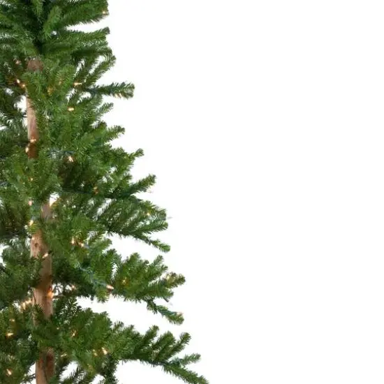 6ft. Pre-Lit Alpine Artificial Christmas Tree, Clear Lights {6}