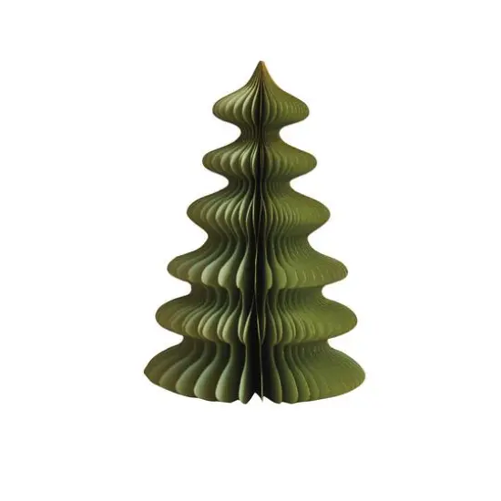 Hello Honey&reg; 18" Mint Green Paper Folding Honeycomb Tree with Gold Glitter {1}