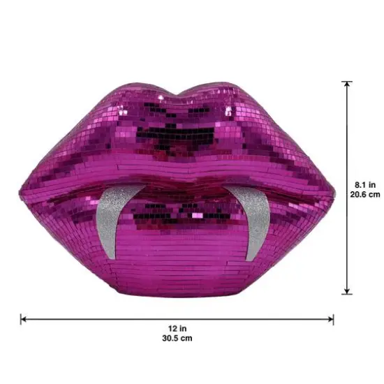 12" Disco Tabletop Vampire Lips by Ashland&reg; Purple {4}