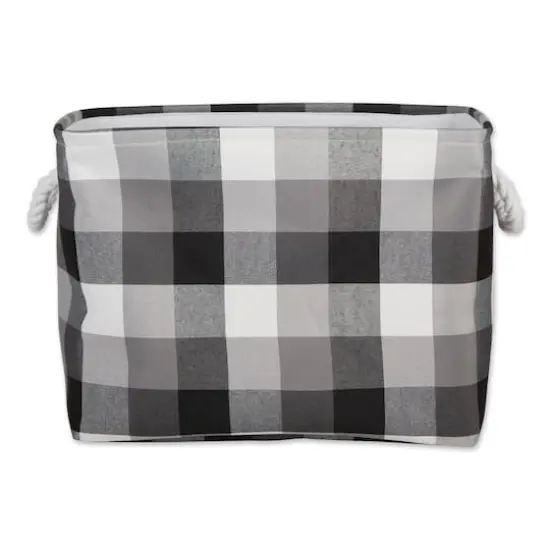 DII&reg; Medium Tri Color Rectangular Bin Black {4}