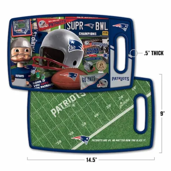 NFL Retro Series Cutting BoardNew England Patriots {4}