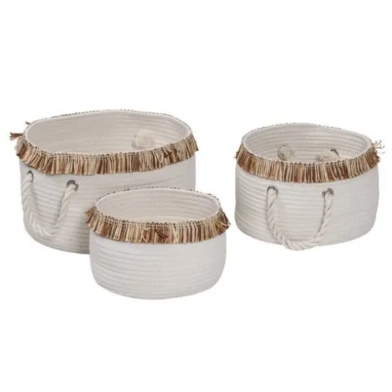 Honey Can Do Nesting Cotton Rope Basket Set {6}