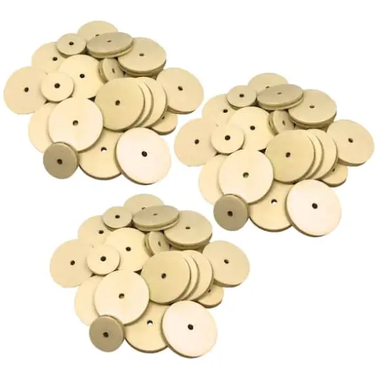 Teacher Created Resources STEM Basics Wooden Wheels, 3 packs of 60 {1}