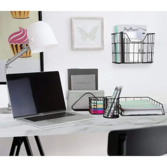Sorbus 5-Piece Desk Organizer Set for Home & Office Black {5}