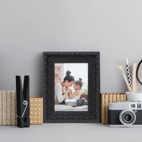 Expressions&trade; 5" x 7" Charcoal Ornate Frame by Studio D&eacute;cor&reg; {5}