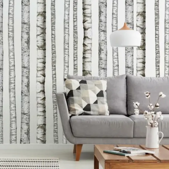 RoomMates Realistic Birch Trees Peel & Stick Giant Decals {5}