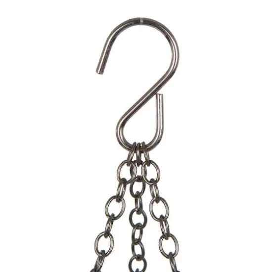 Glitzhome&reg; 18.75" Solar Lighted Hanging D&eacute;cor with Multicolored Acrylic Jewel Beads {8}