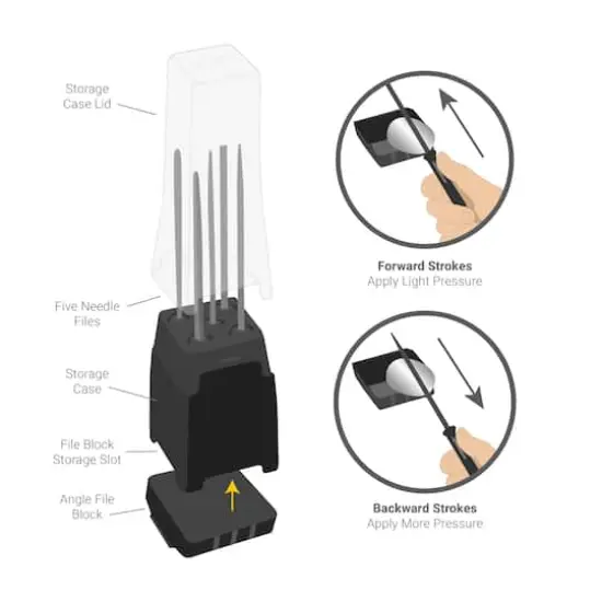 Enkay 5-Piece Needle File Kit {6}