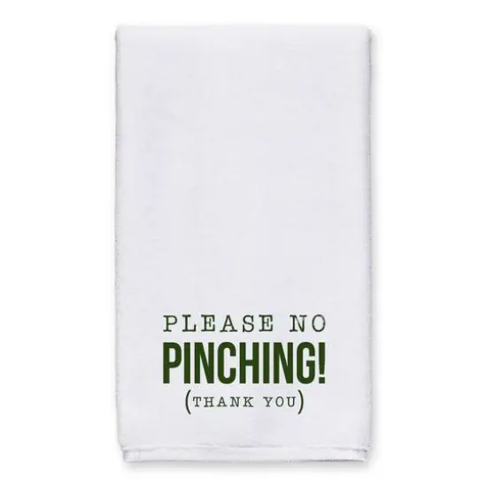 Please No Pinching Stripes 2 Tea Towel Set of 2 {3}