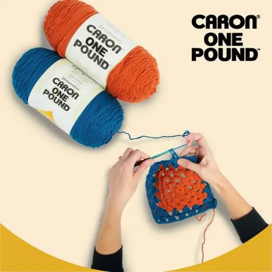 Caron&reg; One Pound&trade; Yarn Soft Gray Mix {5}