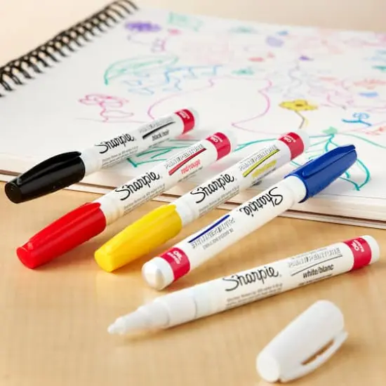 Sharpie&reg; Oil-Based Paint Markers, Fine Point Primary Set {3}