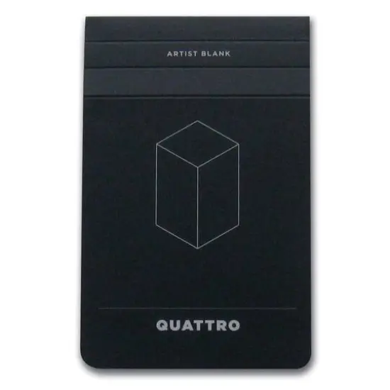 Global Art Quattro Black Blank Journal, 5.5" x 8.5" {1}