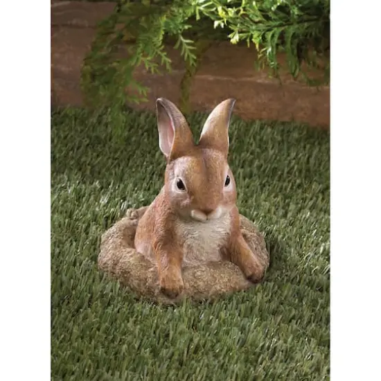 6" Curious Bunny Garden D&eacute;cor {3}