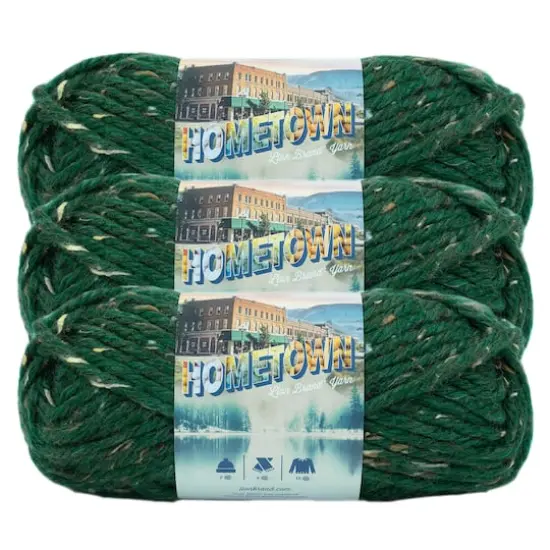 3 Pack Lion Brand&reg; Hometown Variegates Yarn Riverdale Tweed {1}