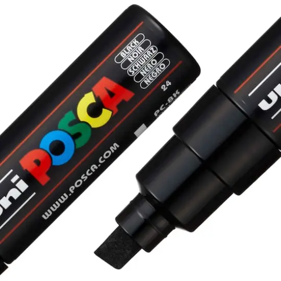 POSCA&reg; PC-8K 8mm Chisel Tip Paint Markers {3}