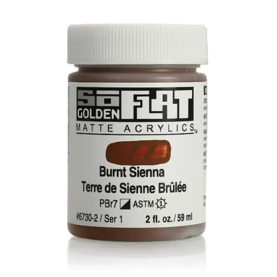 Golden&reg; 2oz. SoFlat Matte Acrylic Paint Burnt Sienna {1}