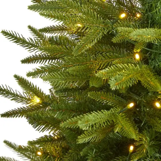 4ft. Pre-Lit Colorado Mountain Fir Artificial Christmas Tree, Clear LED Lights {4}