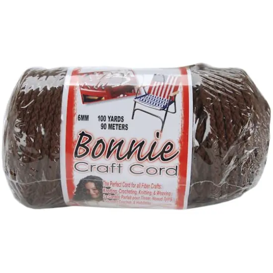 Bonnie Craft Cord, 6mm Brown {1}