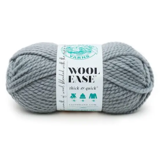 Lion Brand&reg; Wool-Ease&reg; Thick & Quick&reg; Solid Yarn Slate {1}