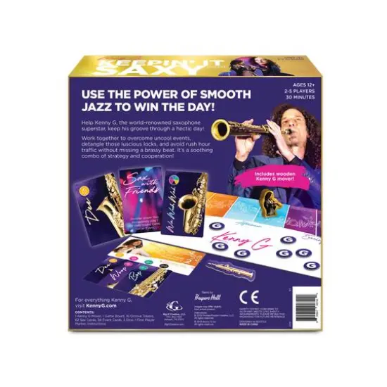 Big G Creative Kenny G Keepin' It Saxy Game {5}