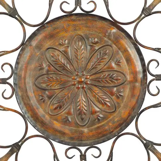 45" Brown Metal Rustic Wall D&eacute;cor {3}