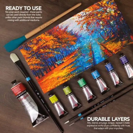 Daler-Rowney&reg; Georgian 6 Color Oil Paint Starter Set {7}