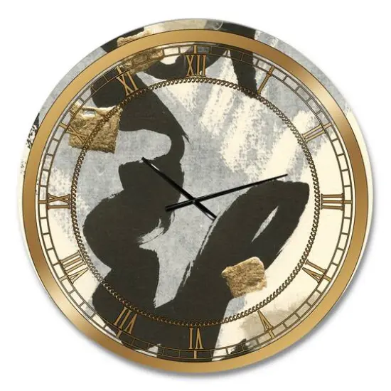 Designart 'Glam Collage Ii Glam Wall Clock {1}