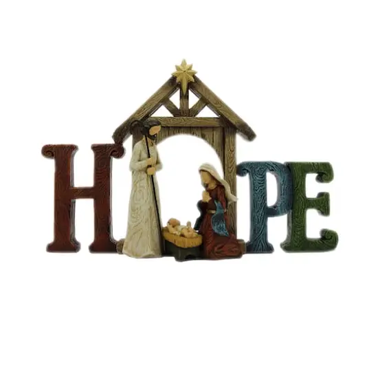 Santa's Workshop 10" Hope Nativity D&eacute;cor {1}