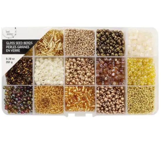Champagne Mix Glass Seed Beads by Bead Landing&reg; {5}