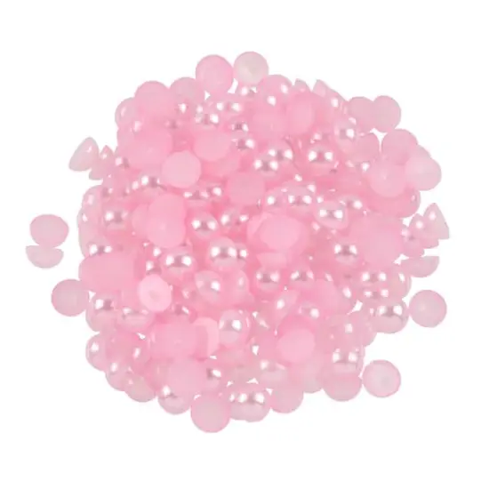 Plastic Flatback Pearls by Bead Landing&trade; Pink {1}