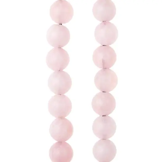 Rose Quartz Round Beads, 10mm by Bead Landing&trade; {1}