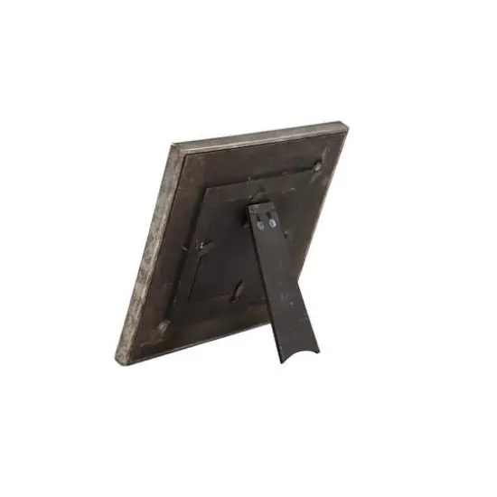 Brown Wood Grain Grid 4" x 4" Frame {3}