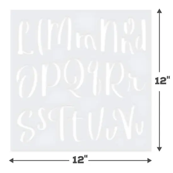 ArtSkills® Plastic Letter Stencil Sets with Designs, Numbers & Phrases, 3ct. {4}