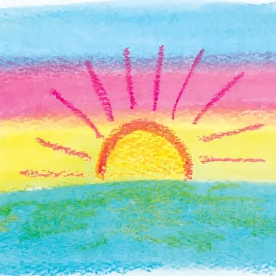 Faber-Castell 6 Color Neon Gel Crayons {11}