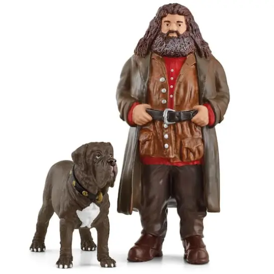 schleich&reg; Wizarding World of Harry Potter&trade; Hagrid&trade; & Fang Collectible Figurine Set {1}