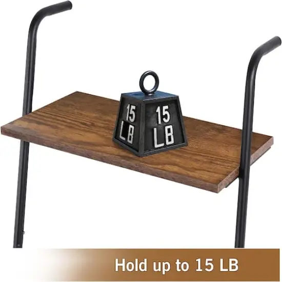 NEX&trade; 5-Tier Black Ladder Towel & Blanket Holder Rack {5}