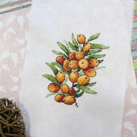 MP Studia Sea Buckthorn Mood Cross Stitch Kit {4}