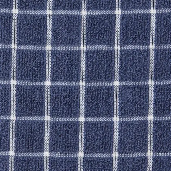 DII&reg; French Blue Combo Windowpane Dishcloths, 6ct. {8}